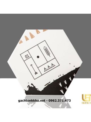 Gạch lục giác ốp bếp giá rẻ ms12