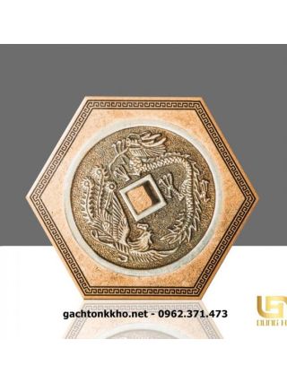 Gạch lục giác hình đồng tiền