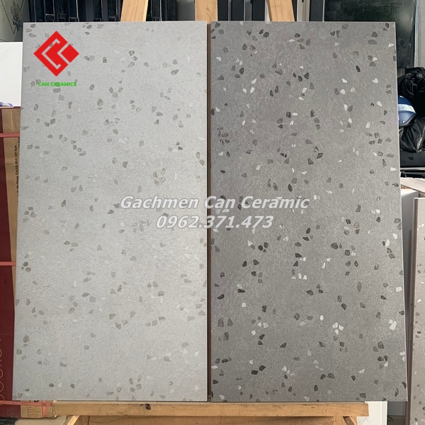 gạch 30x60 terrazzo x&aacute;m ghi đậm nhạt Royal