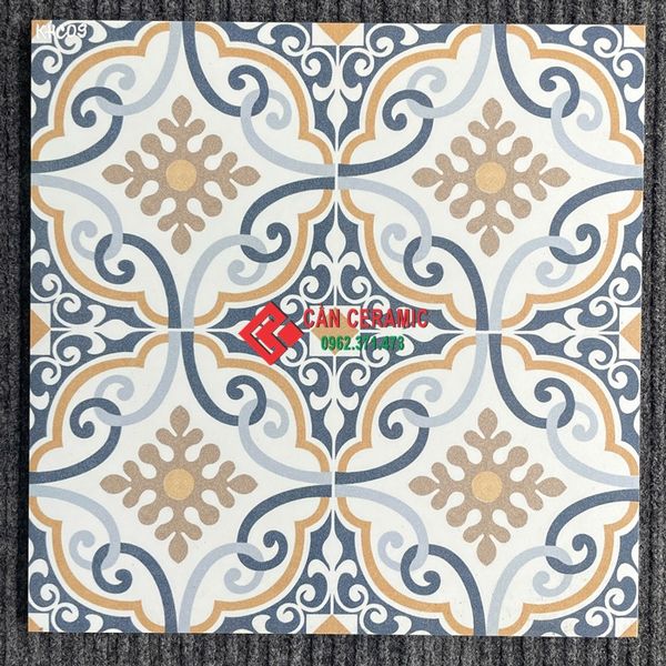 gạch 40x40 hoa văn hoạ tiết cổ điển
