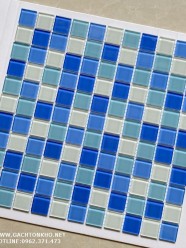 Gạch Mosaic dán bể bơi giá rẻ MS09